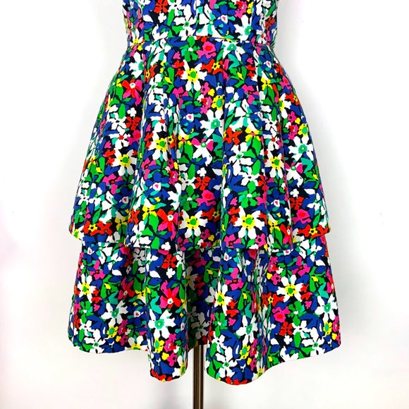 Kate Spade Karmen Strapless Floral Dress Sz 4 - Picture 6 of 16